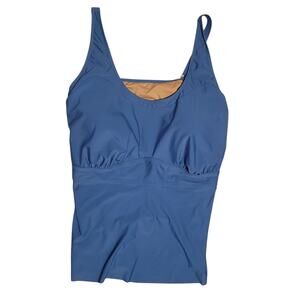 Shapermint Essentials Womens Wire-Free Tankini With Adjustable Straps Womens 4X